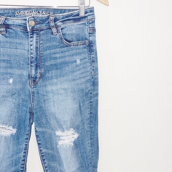 AMERICAN EAGLE Super Stretch X Highest Rise Jegging Jeans Size 8 Long - Picture 2 of 8